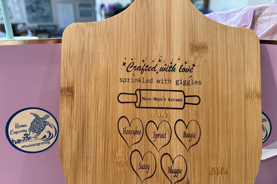 Custom cutting board