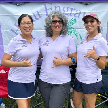 Left to right: Doreen, Maile, and Kehau
