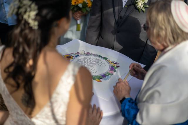 Ketubah signing