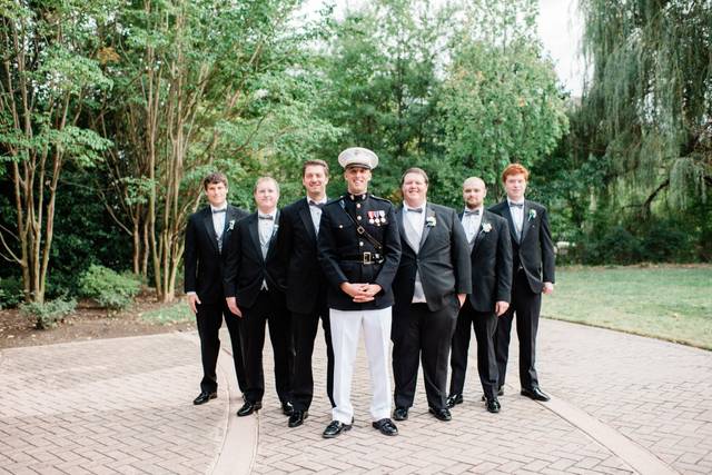 The groom's party