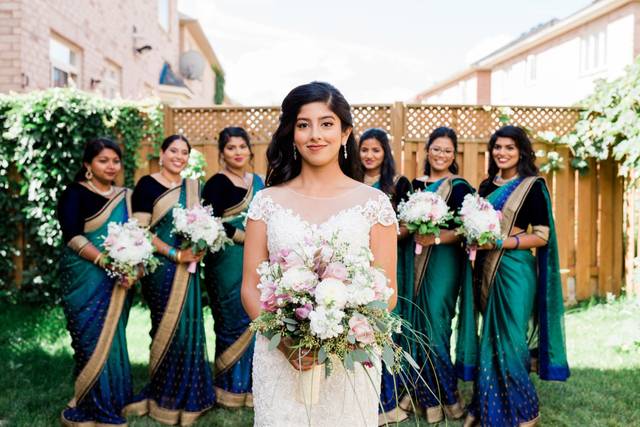 The bridal party