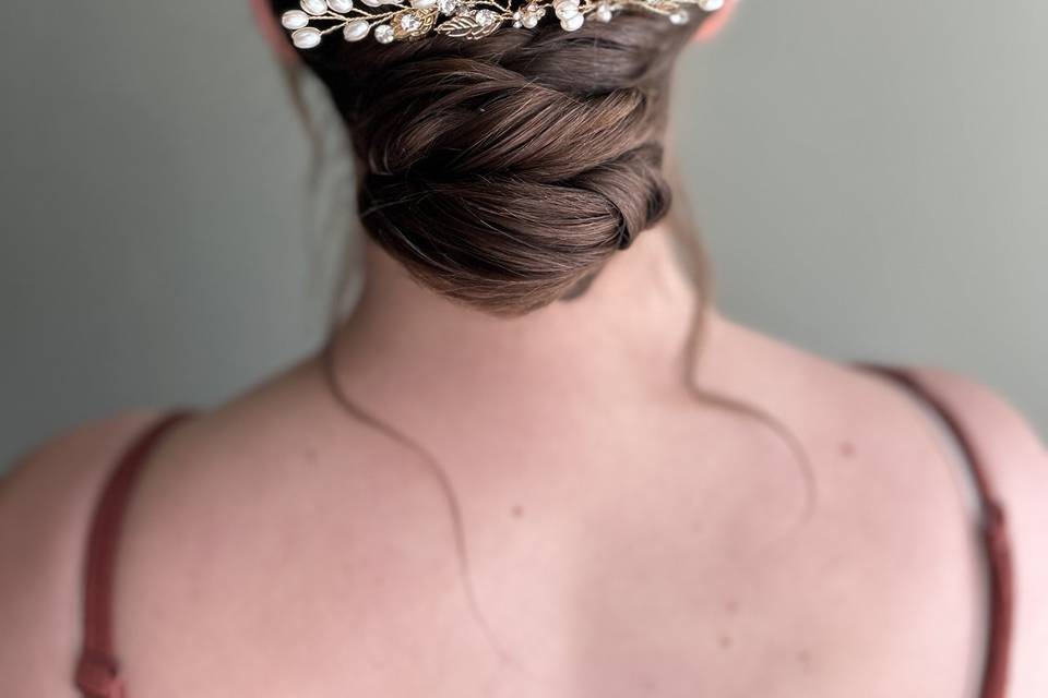 Bridal bun