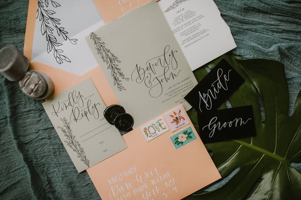 Wedding stationery