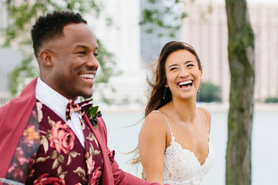 Bride and groom