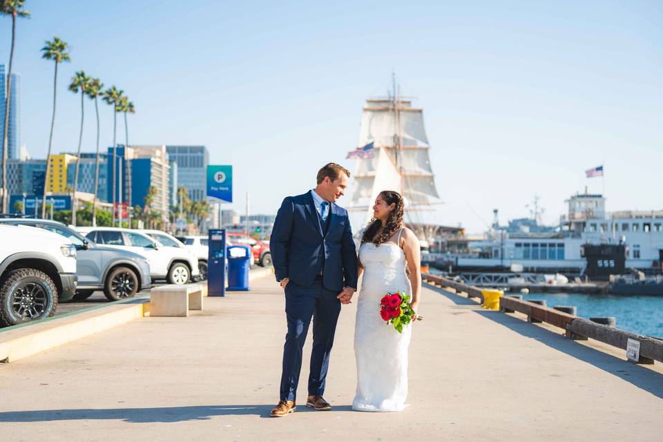 San Diego Waterfront Wedding