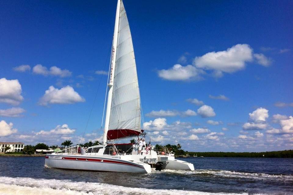 sweet liberty catamaran sailing & boat tours naples fl