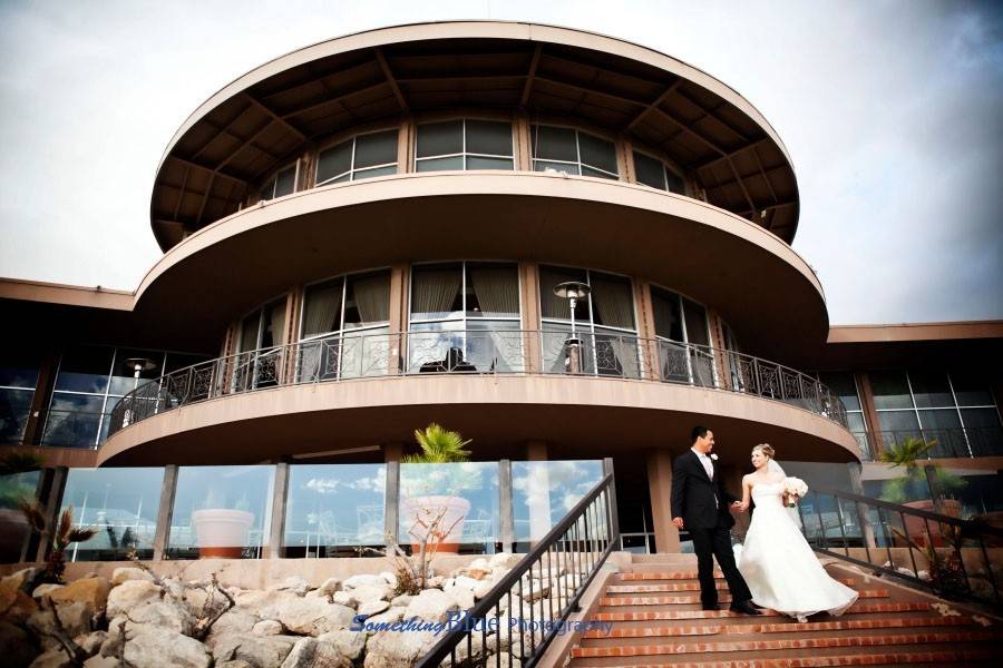 Couple on the stairs