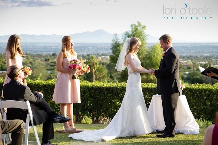 Wedding ceremony in progress