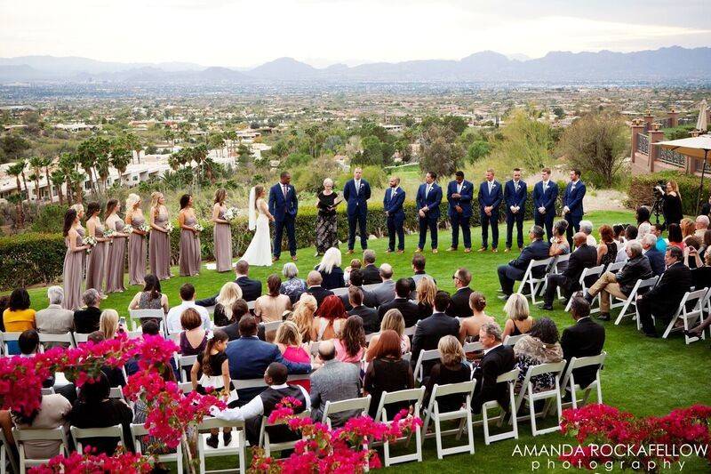 Wedding ceremony area