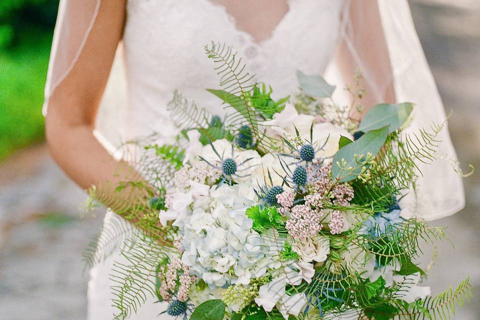 Pink flower arrangement