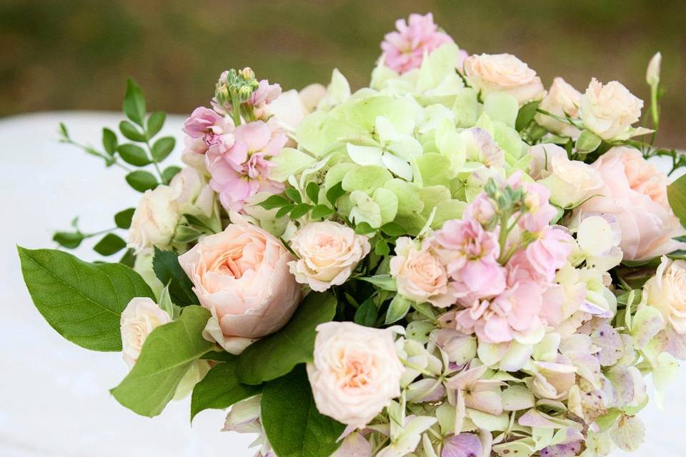 Pink flower arrangement