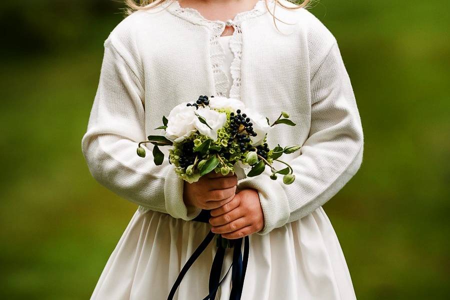 Flower girl's bouquet