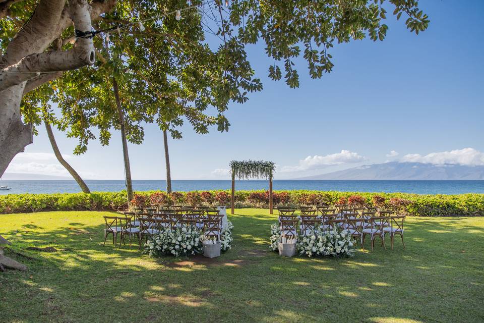Bungalow Lawn Wedding
