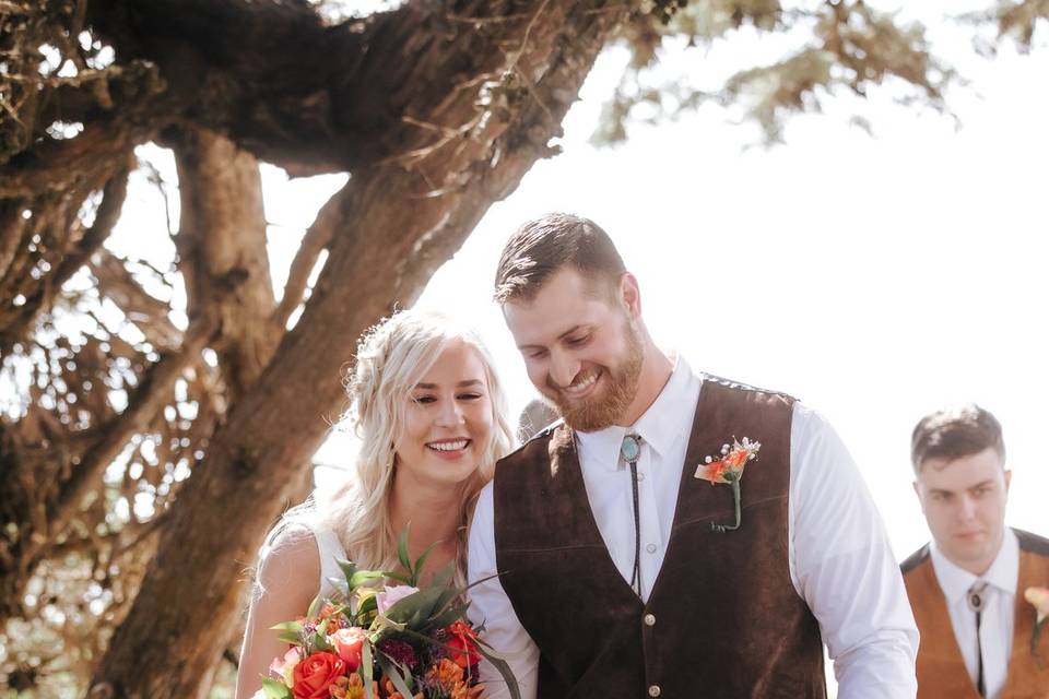 Wedding in the trees Pismo