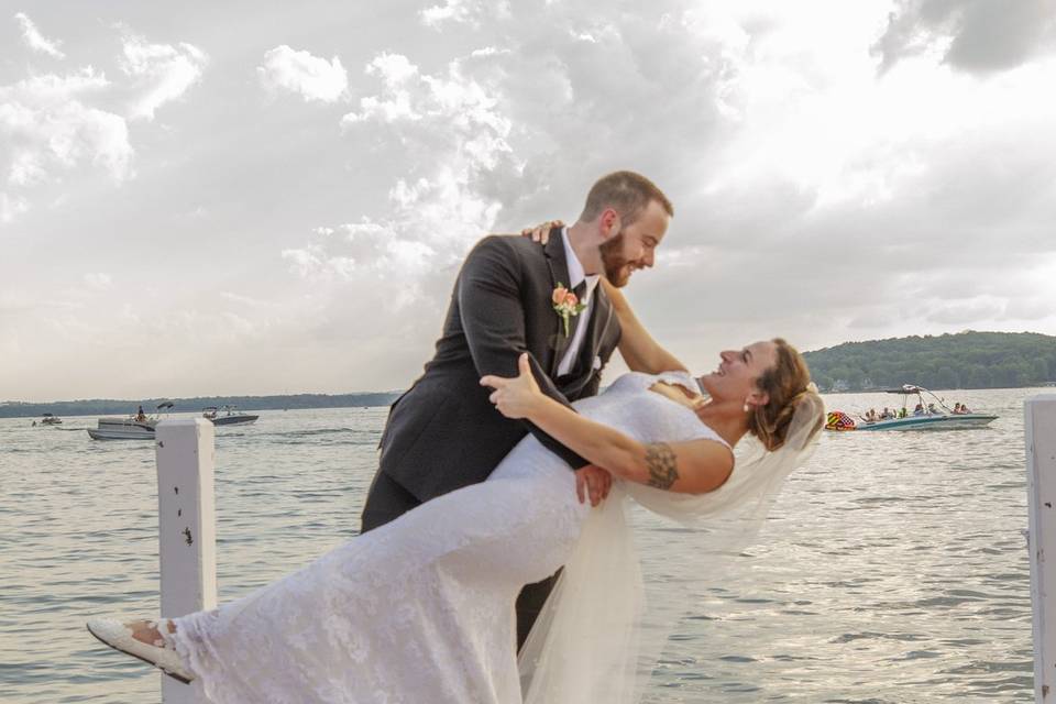 Couple by sea