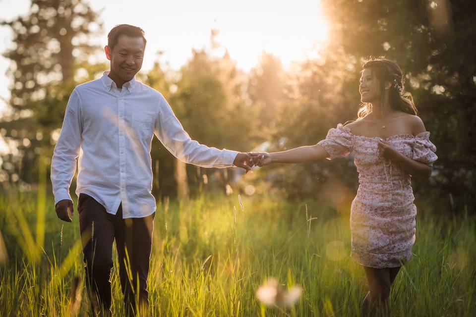 Lake Tahoe Engagement Photos