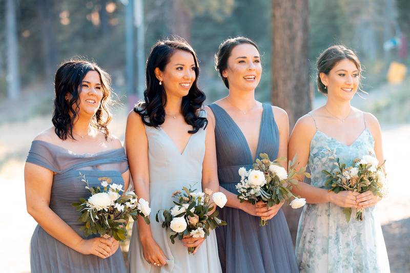 Mismatched Bridesmaids Dresses