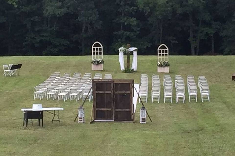 Field ceremony location