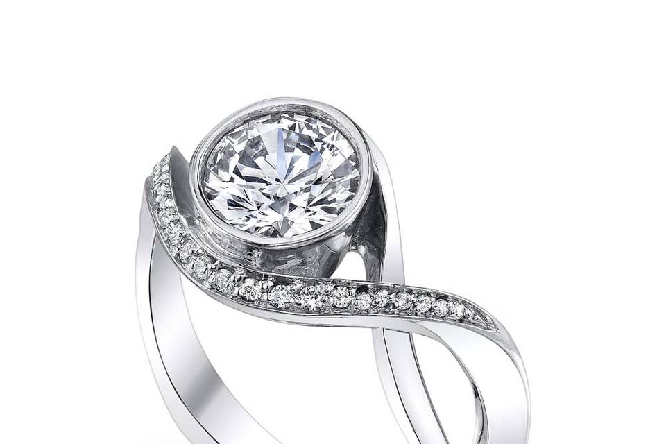 Aurora engagement ring