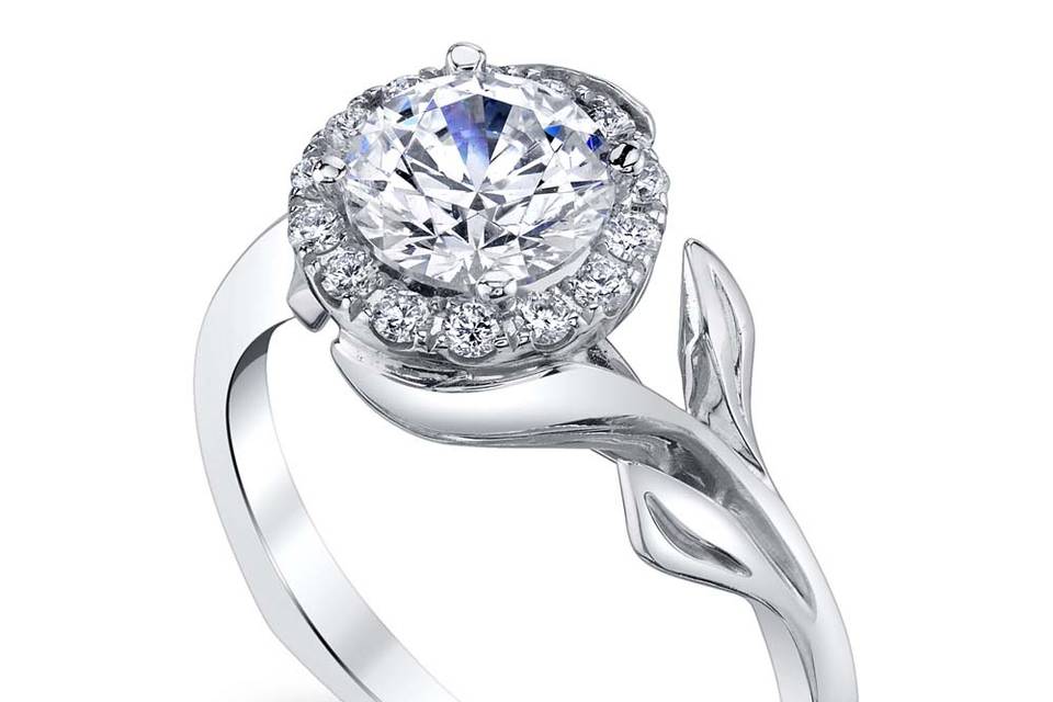 Bewitch engagement ring & band