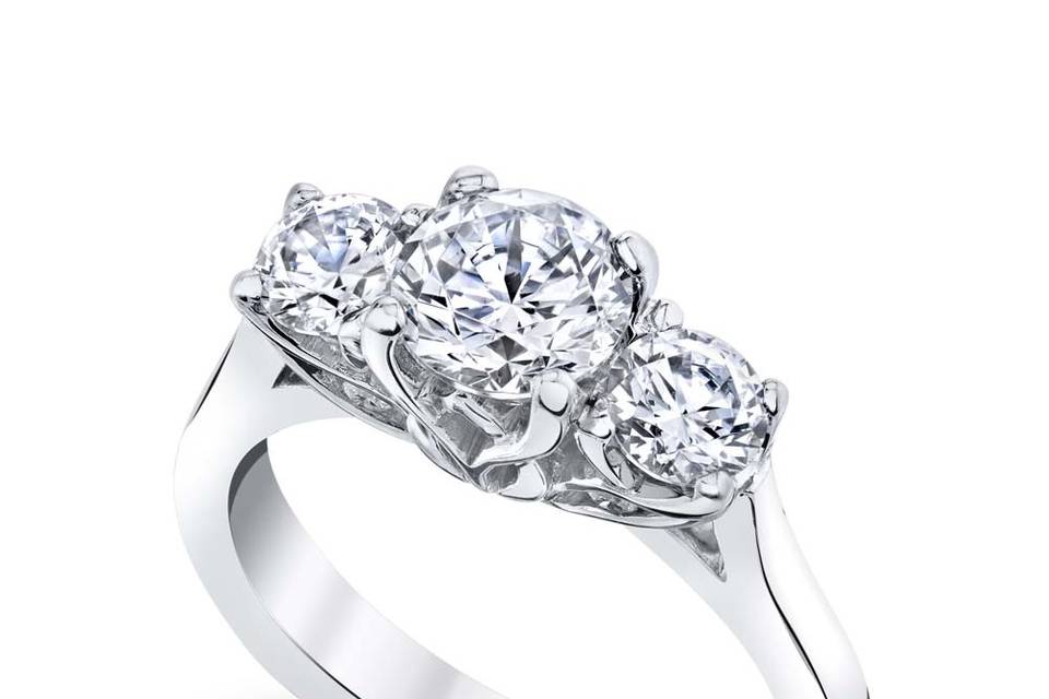 Blissful engagement ring