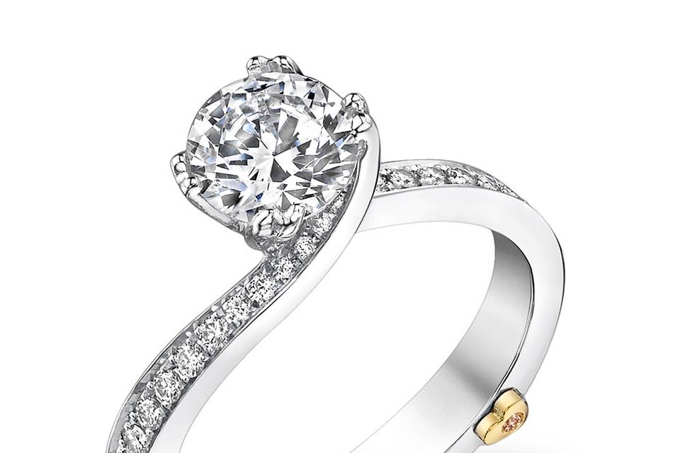 Clarity engagement ring