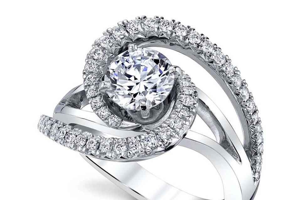 Clarity engagement ring