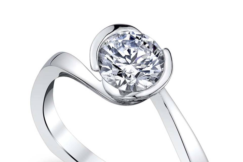 Crush engagement ring