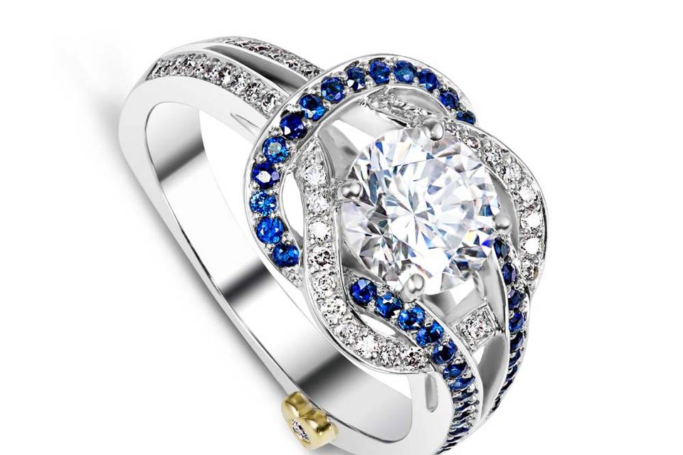 Entangle engagement ring