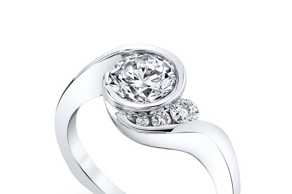 Dahlia engagement ring