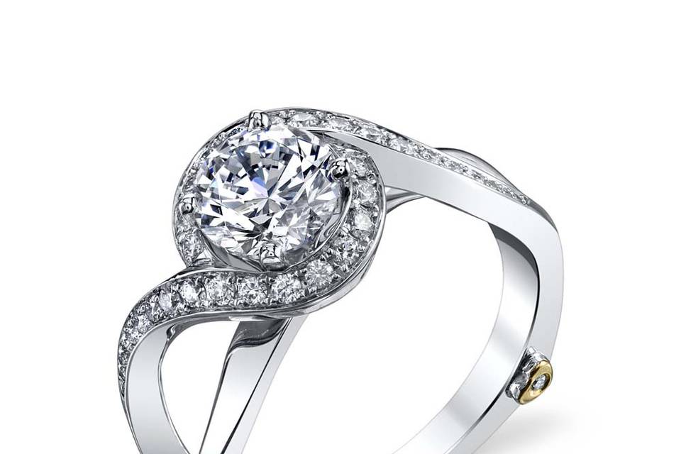 Moonglow engagement ring