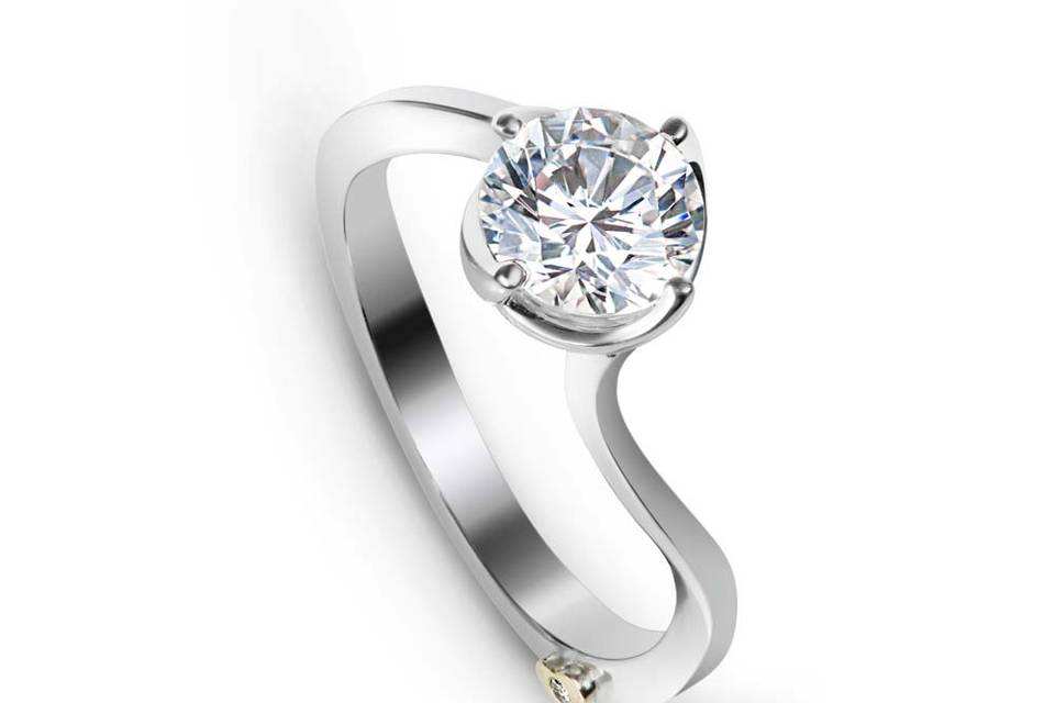 Posy engagement ring