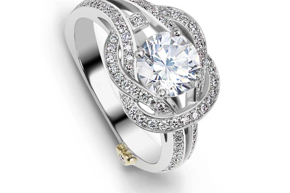 Royal engagement ring & band