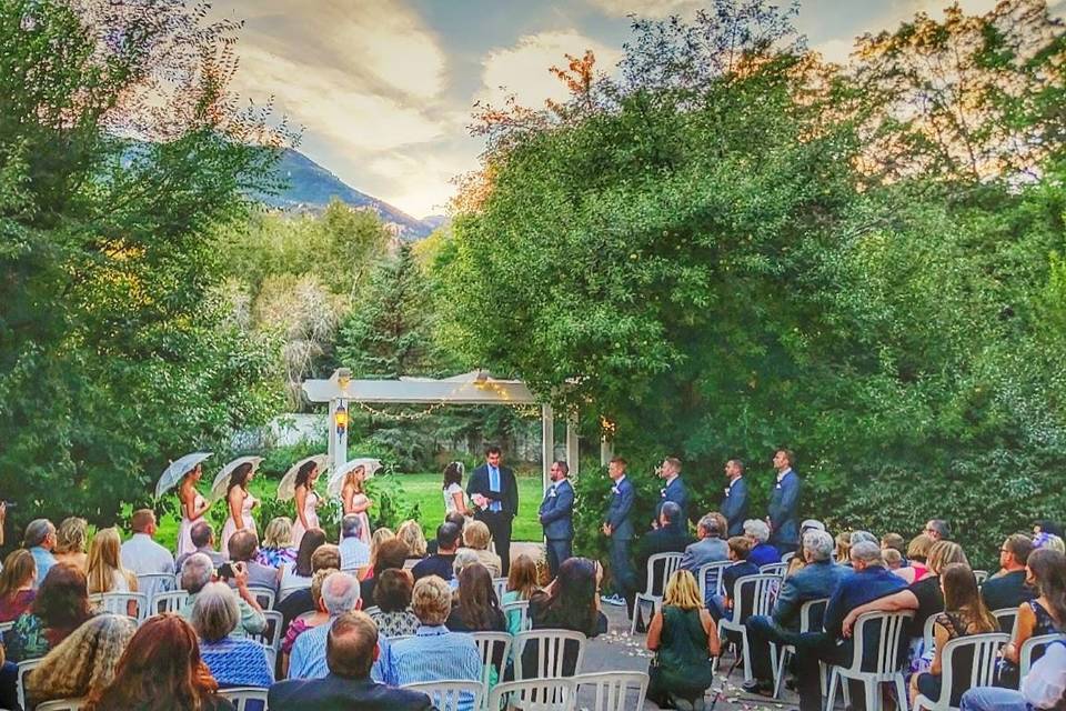 Wedding outside