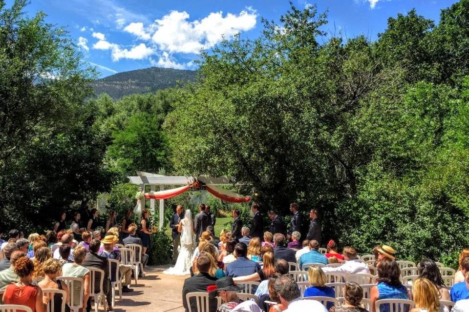 Outdoor wedding