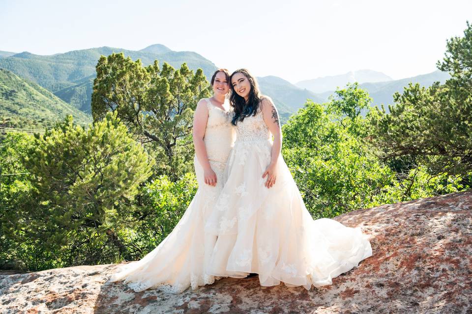 Couple posing