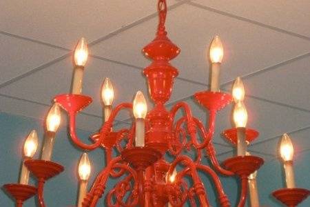 The red chandelier!