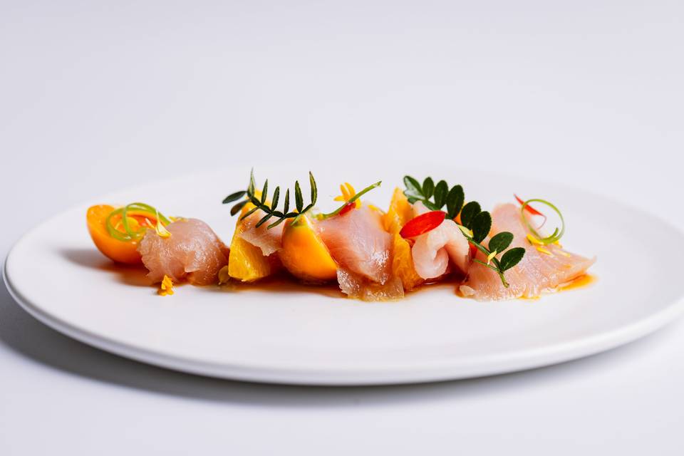 Hamachi Crudo