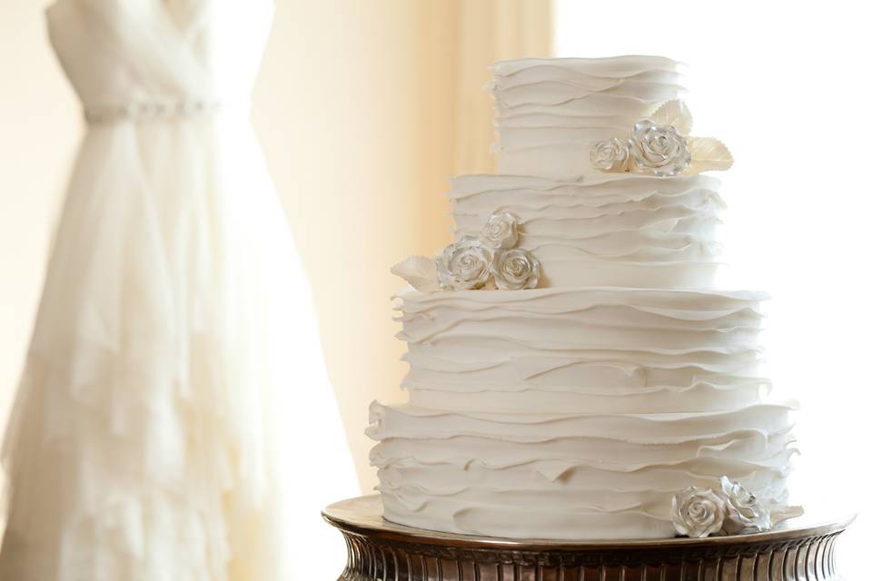 Wedding Cake prepared in-house