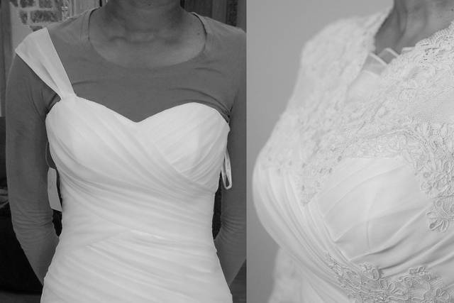 From sleeveless to full lace sleeves