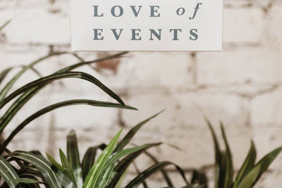 For the Love of Events