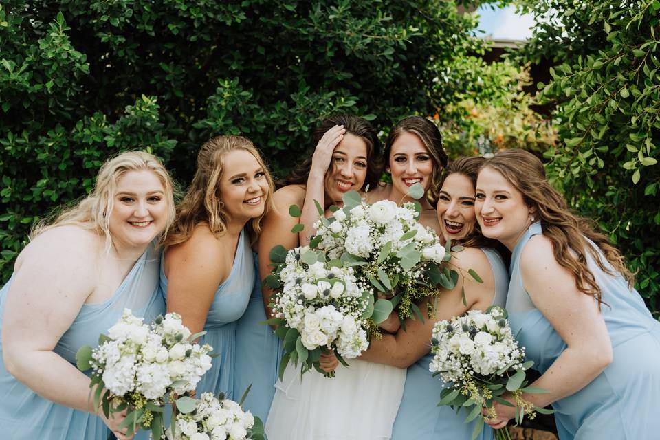 Love with the bridesmaids