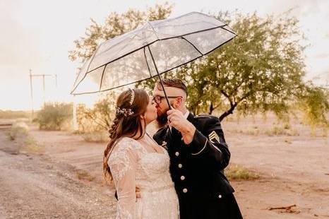 Rainy Wedding Day