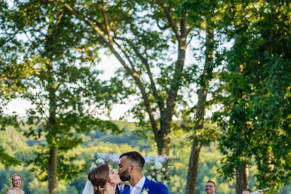 After Ceremony Kiss