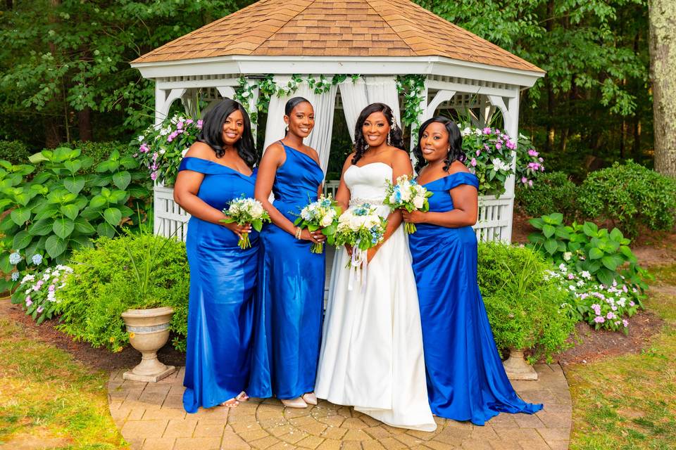 Bride With Bridesmaids