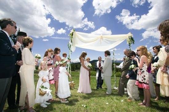 Outdoor ceremony in Colorado