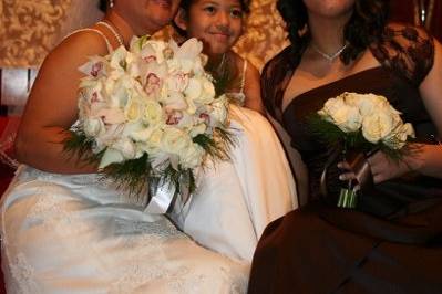 The bride and her daughters.