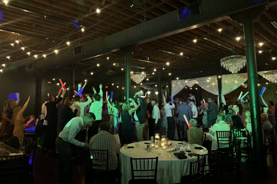Dancing reception