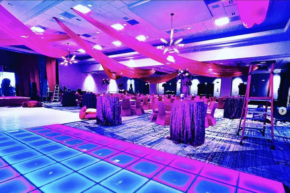 LED Dancefloor and Lighting