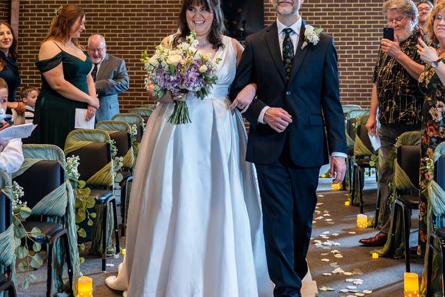 Walking down the aisle